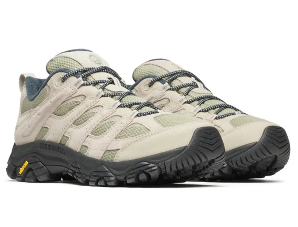 Merrell Mens Moab 3 Hiking Shoes Size 11.5 EU 46 Tan Green Suede J038307 NIB